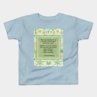 The Marriage Economic Arrangement Kids T-Shirt